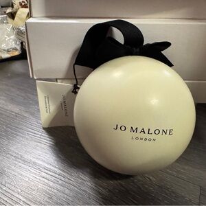 Jo Malone Cream Ornament with Black Ribbon